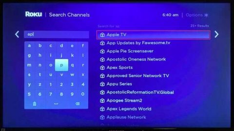 how to add apple tv to roku