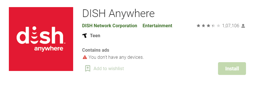 Install the Dish Anywhere app