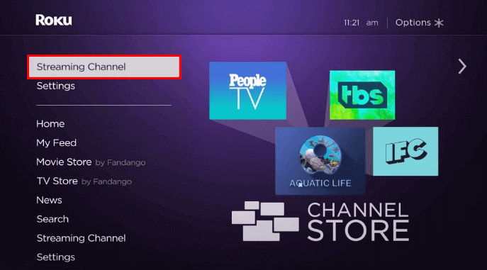 Select Streaming Channels