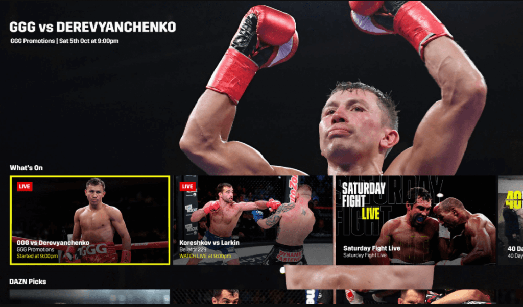 Dazn boxing