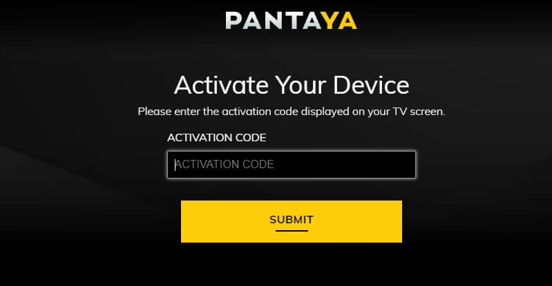 Pantaya Activation Code