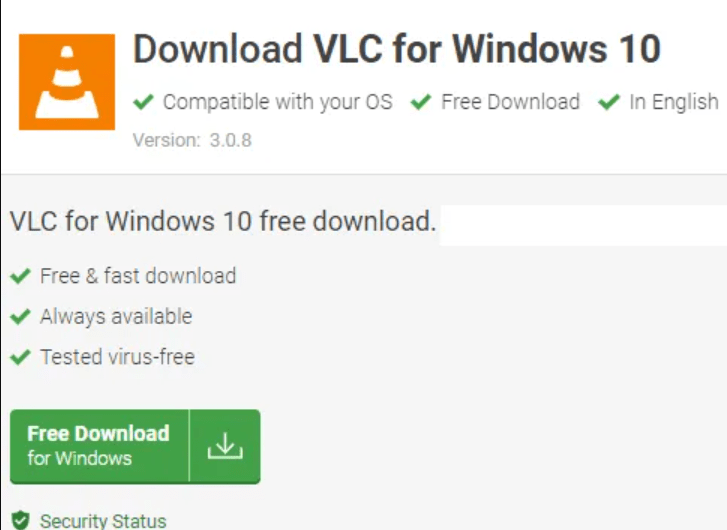 Download VLC player on Roku