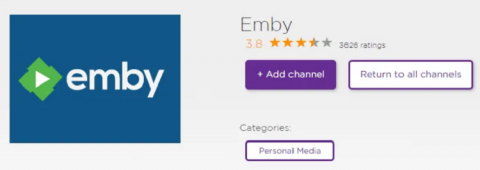 roku emby client to two emby servers
