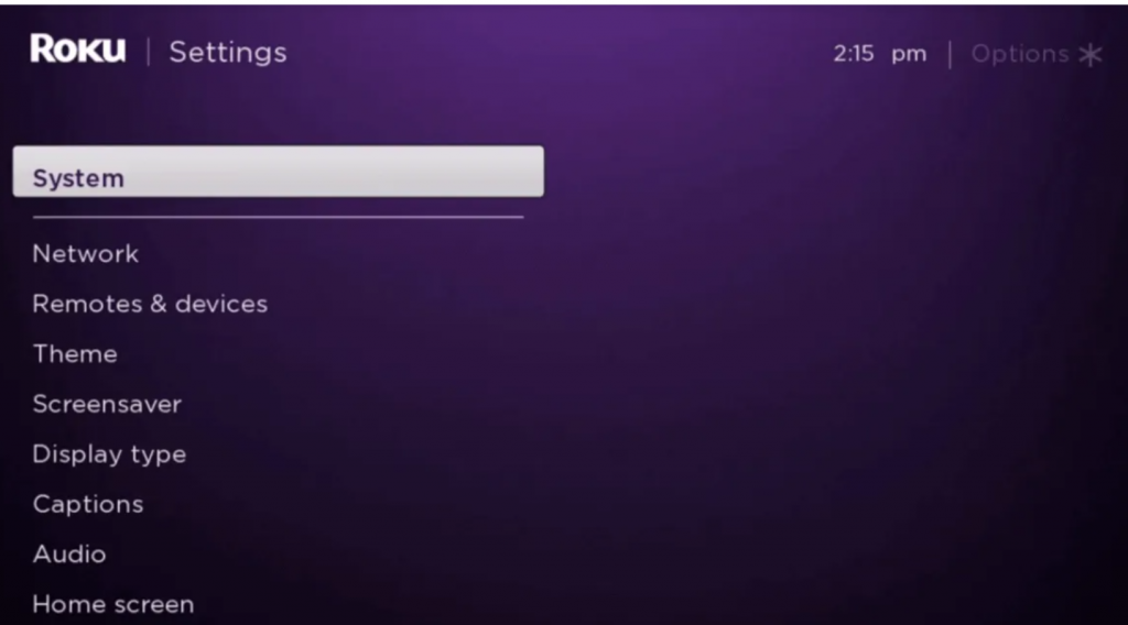 Click System to install Google Hangouts Meet on roku