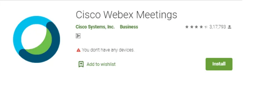 Screen Mirror Cisco Webex Meetings from Android to Roku