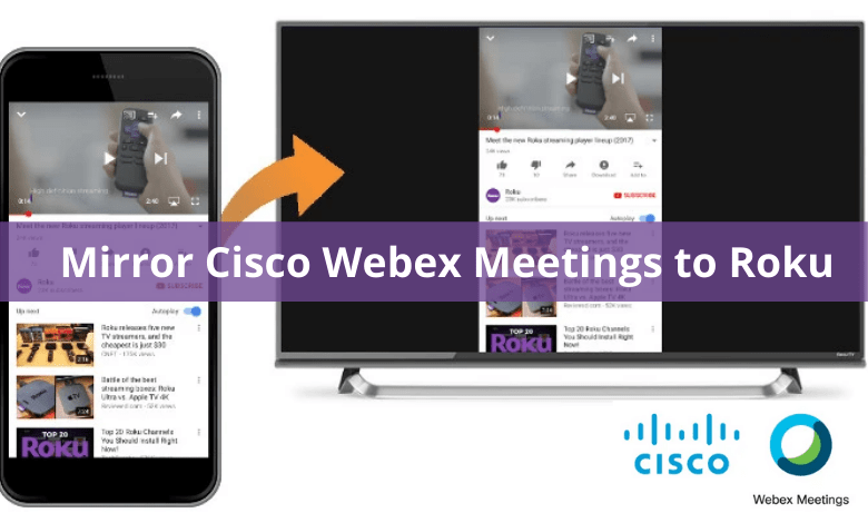 How to Mirror Cisco Webex Meetings to Roku