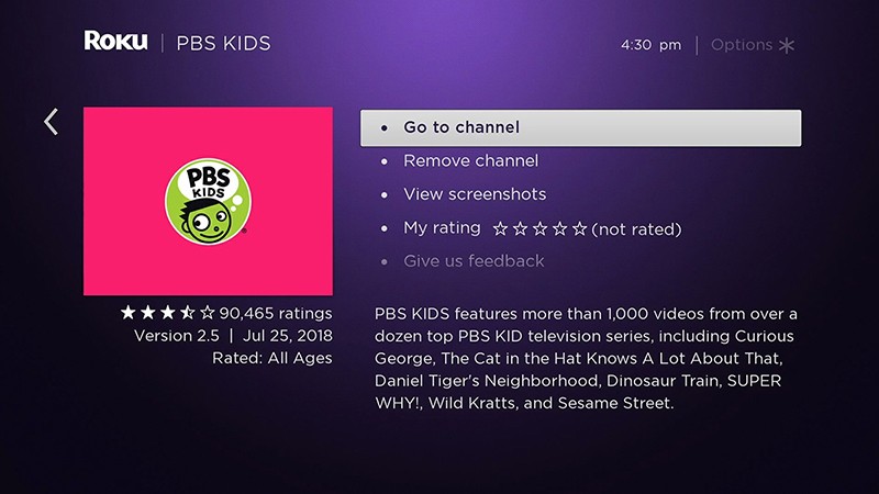 go to channel How to Install PBS kids on Roku