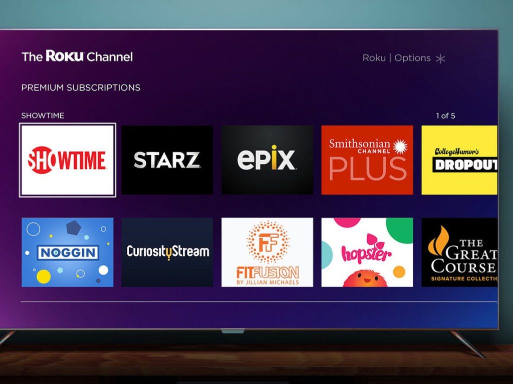 the Roku channel