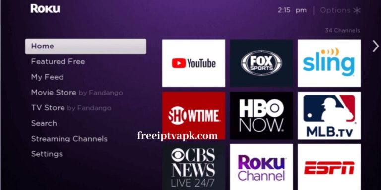 Open the home page to install Sundance on Roku