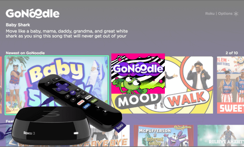 How to Add and Stream GoNoodle on Roku