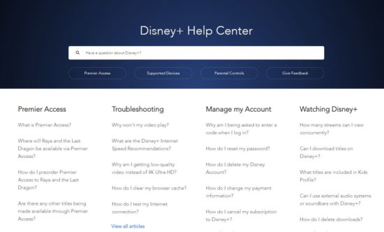 Contact the Disney Plus Help Centre.