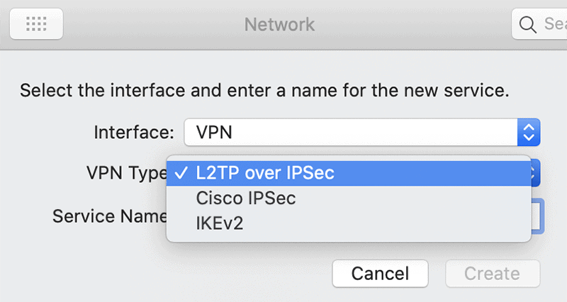 Change VPN type to L2TP over IPSec to Set Up ExpressVPN on Roku