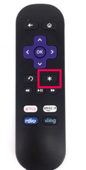 Select Asterisk(*) button