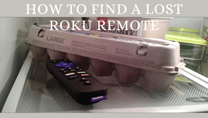 Find a Lost Roku remote