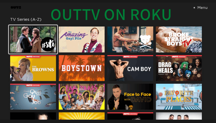 Stream OutTV on Roku