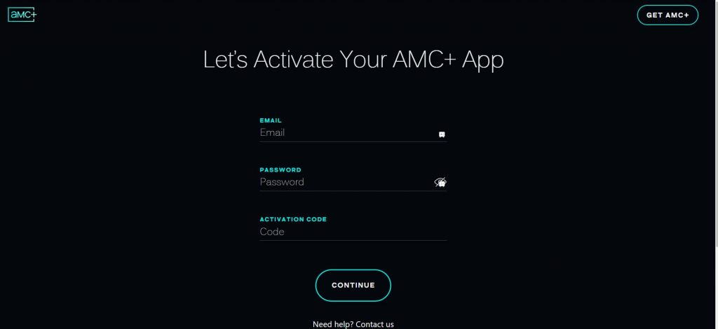 Activate AMC+ on Roku
