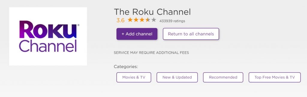 Roku Channel on Roku