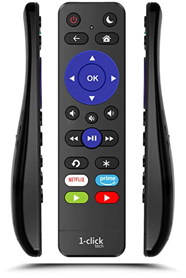 1-ClickTech Roku TV Replacement Remote
