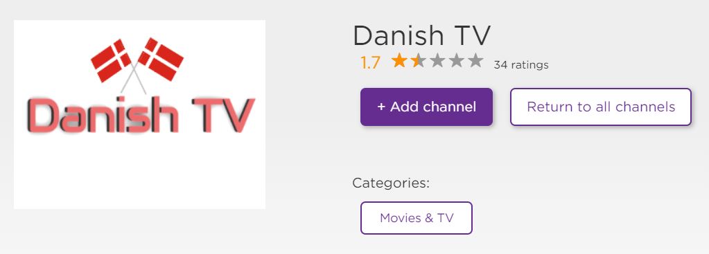 Danish TV on Roku