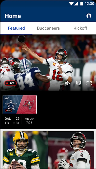 Screen Mirror NFL app to Roku