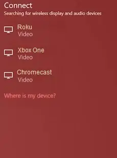from the list select the Roku player