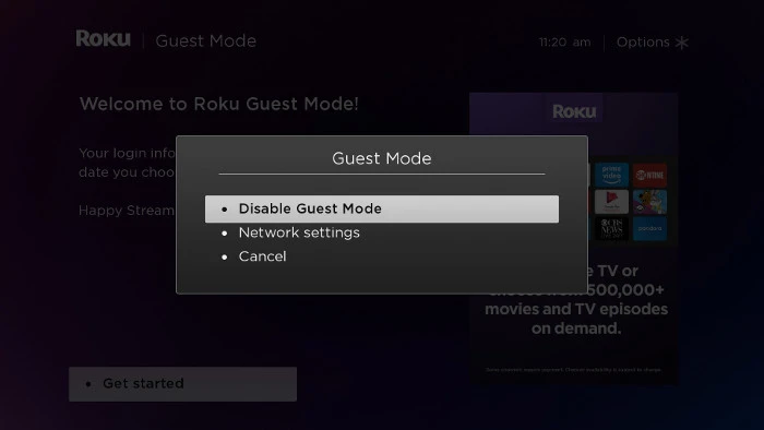 Disable Guest Mode