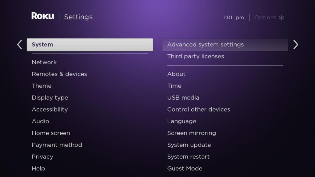 Select the Advanced System Settings option