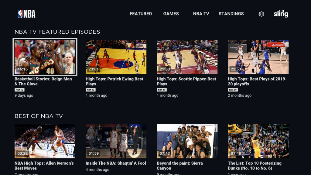 Best Sports Channels on Roku- NBA