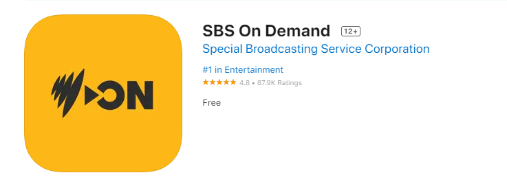 SBS On Demand app store