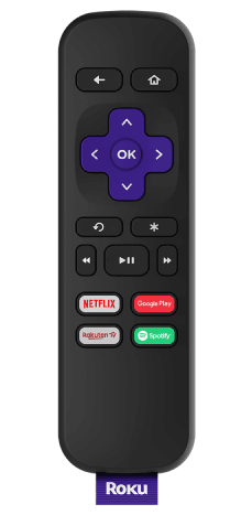 Standard IR remote