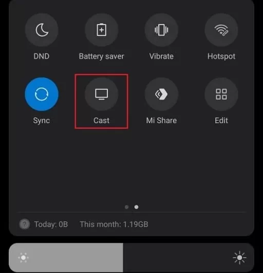Tap on Cast icon to stream BTN on Roku from Android
