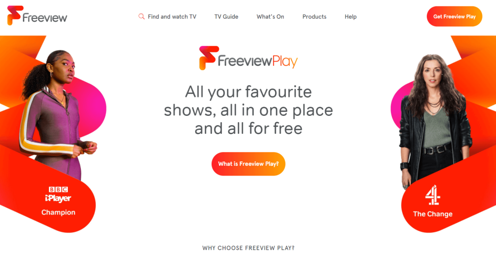 Freeview website