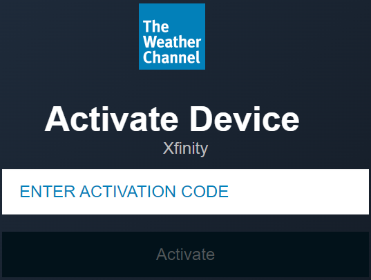 Activate The Weather Channel on Roku